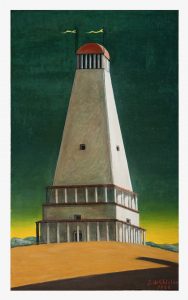 de Chirico Giorgio- La torre del silenzio