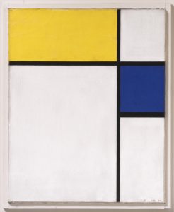 Piet Mondrian Composition with Blue and Yellow 1932 41.6 x 33.3 cm Oil on canvas © Philadelphia Museum of Art