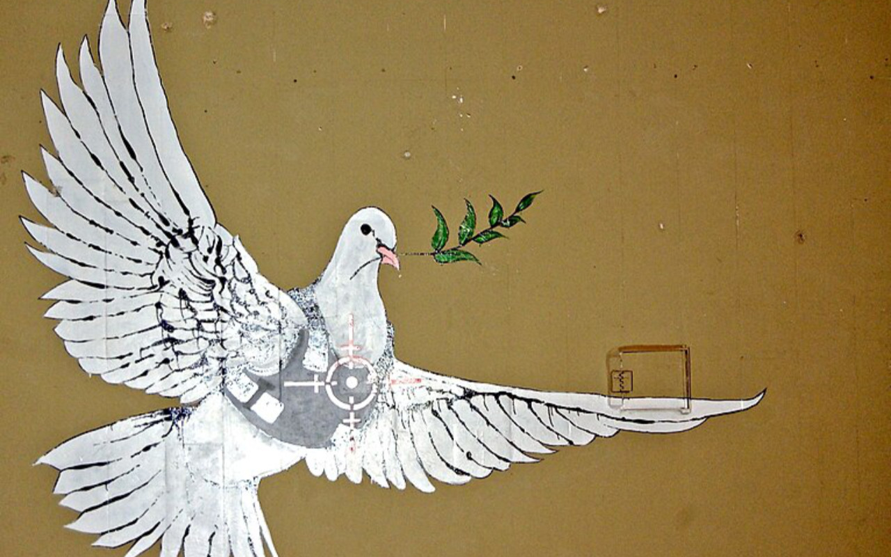 Banksy - Peace Dove