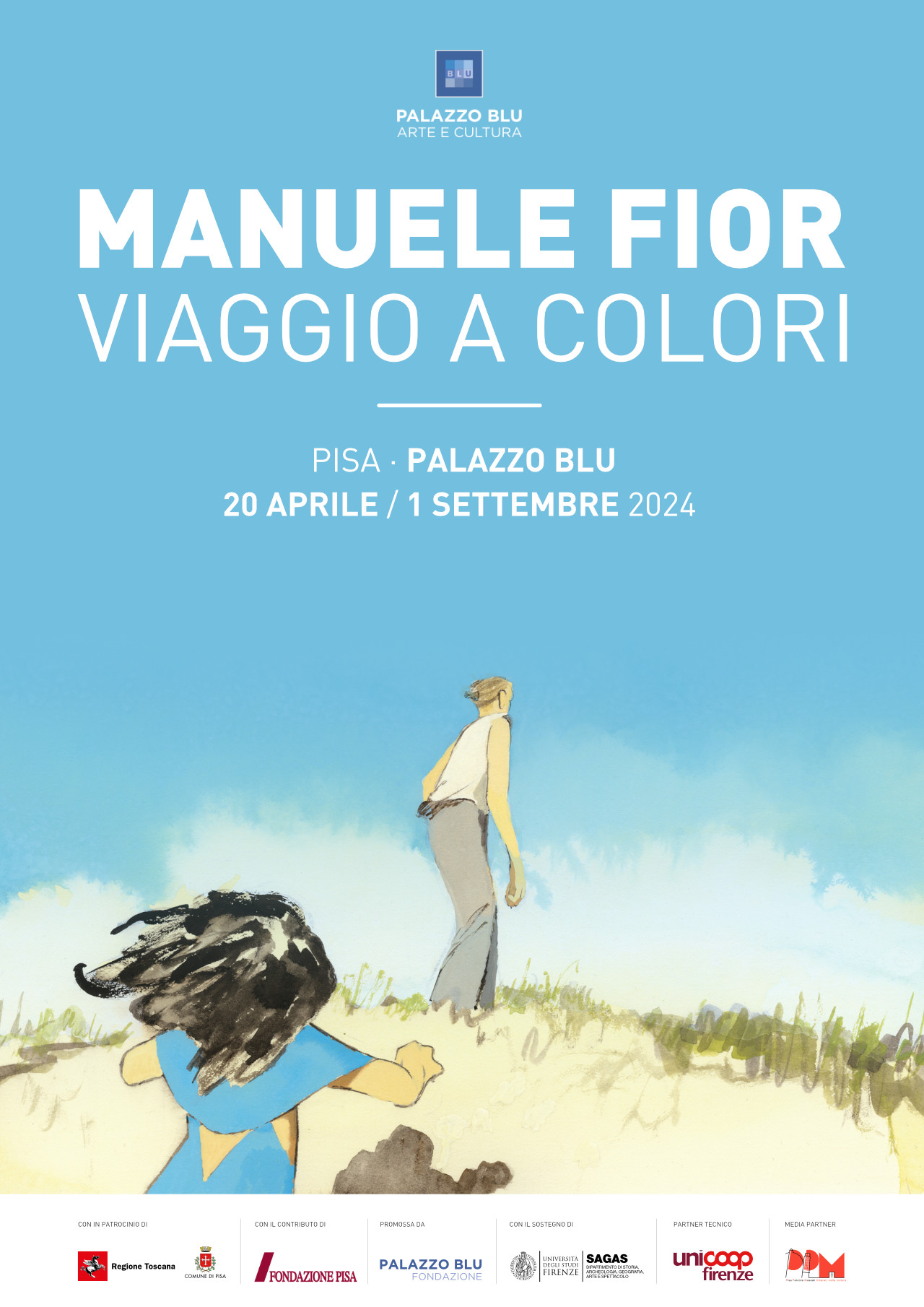 Manuele Fior. Viaggio a colori
Pisa, Palazzo Blu, 19 aprile 2024 – 1° settembre 2024