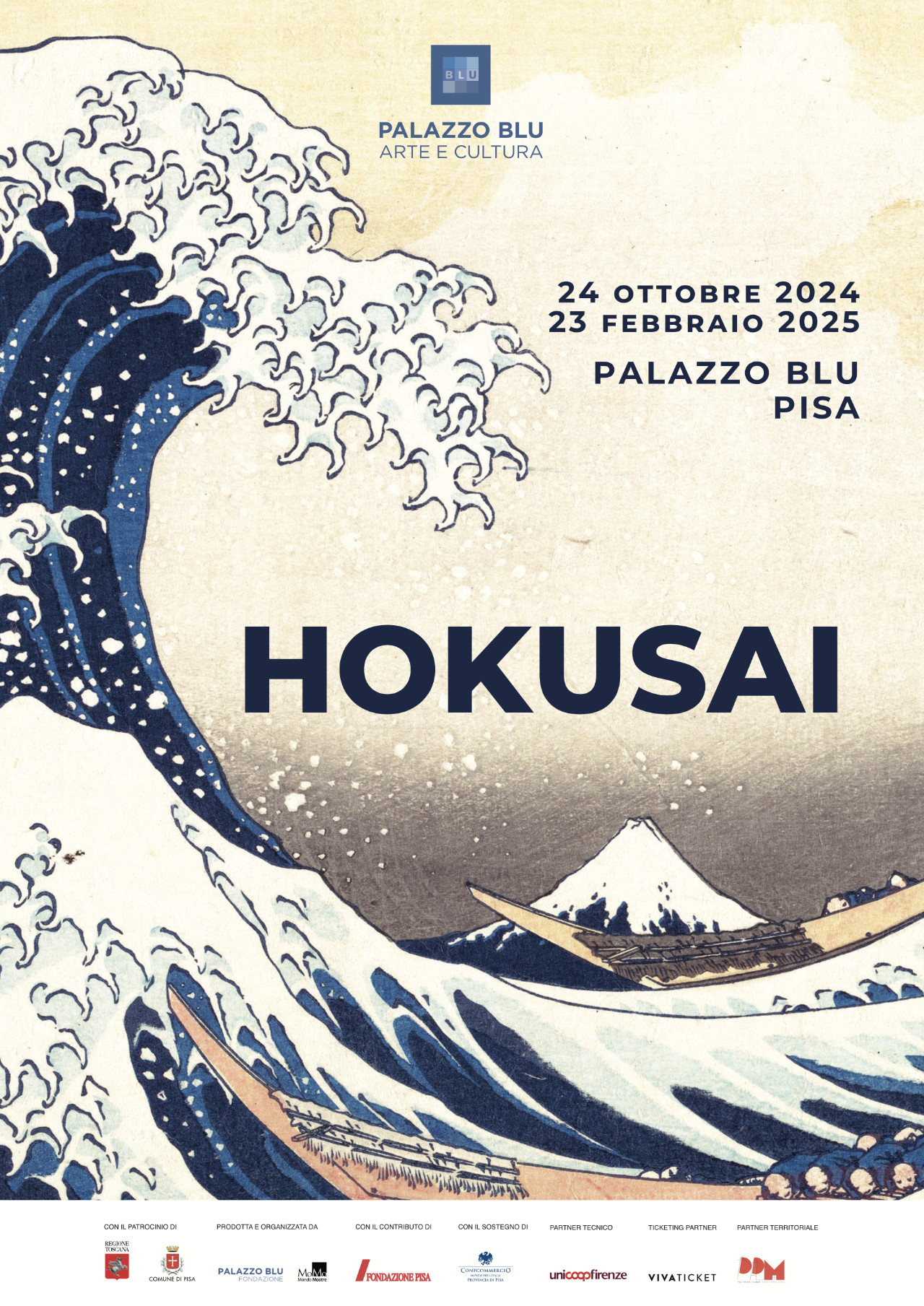 Locandina HOKUSAI Pisa