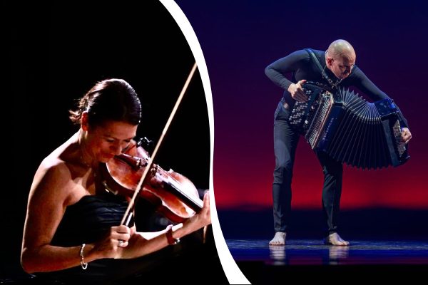 Mario Stefano Pietrodarchi fisarmonica e bandoneòn Patrizia Bettotti violino