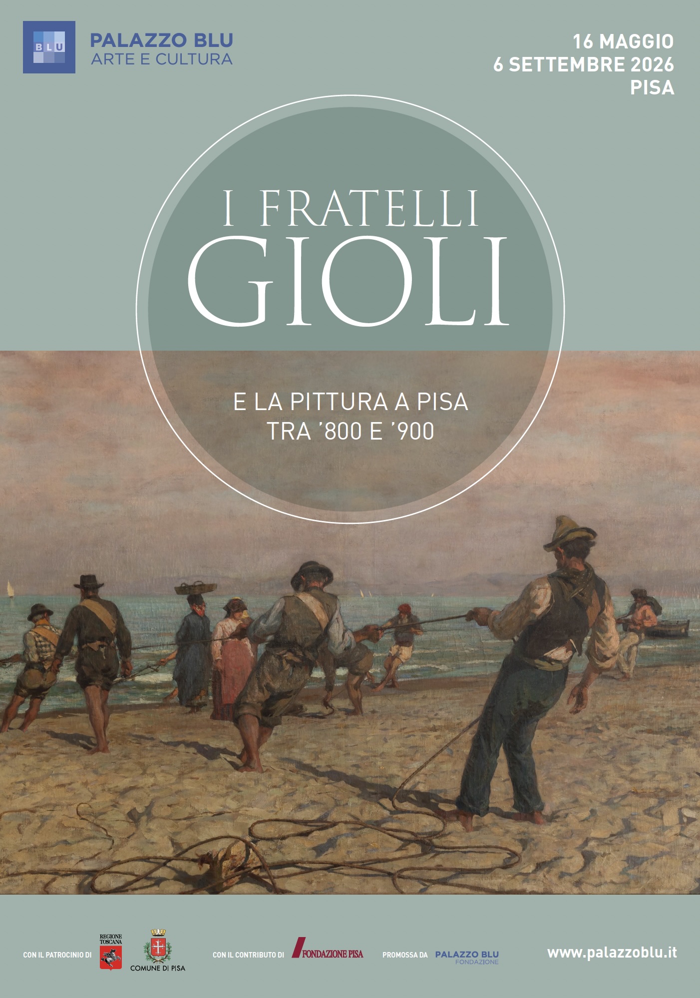 Locandina I fratelli Gioli e la pittura a Pisa fra Otto e Novecento