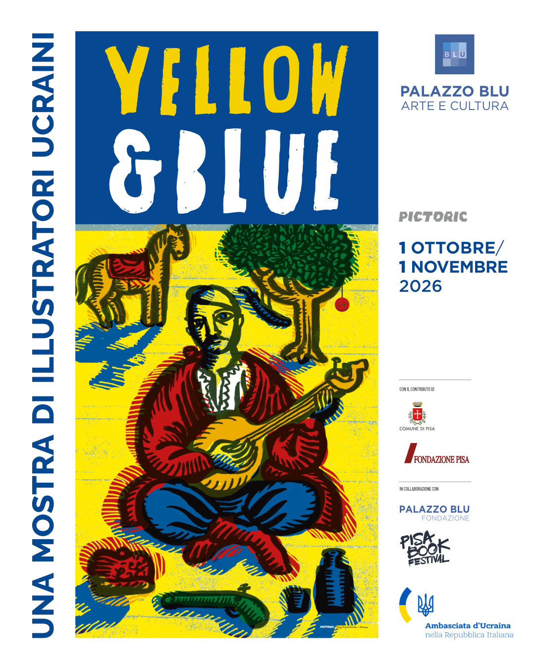 Yellow and blue