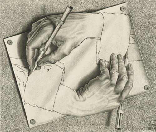 M.C. Escher, Mani che disegnano